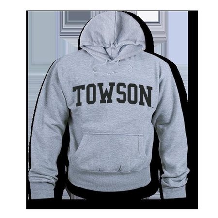 W REPUBLIC W Republic Game Day Hoodie Towson; Heather Grey - Large 503-153-HGY-03